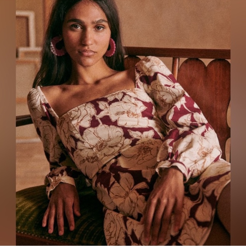 SÉZANE - Robe Carola Long Sleeve Mini Dress - Dolce Vita NWT